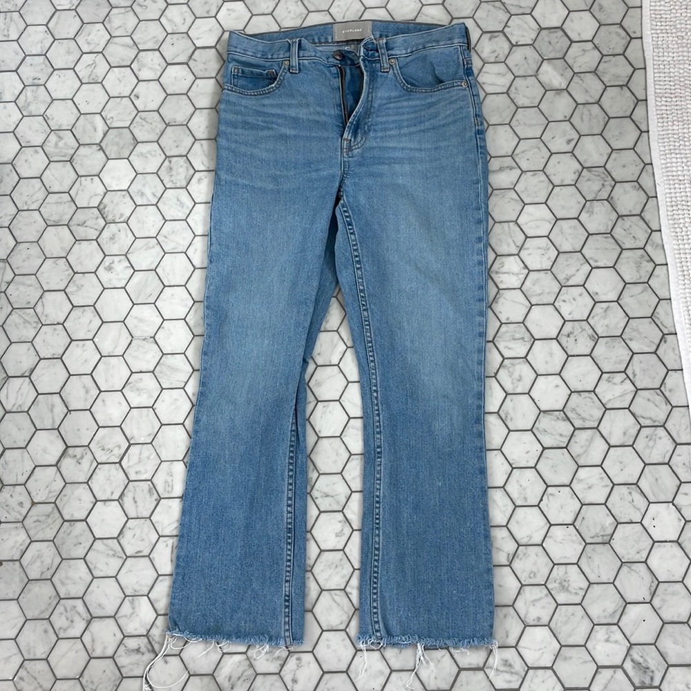 Everlane High Rise Kick Crop Jean